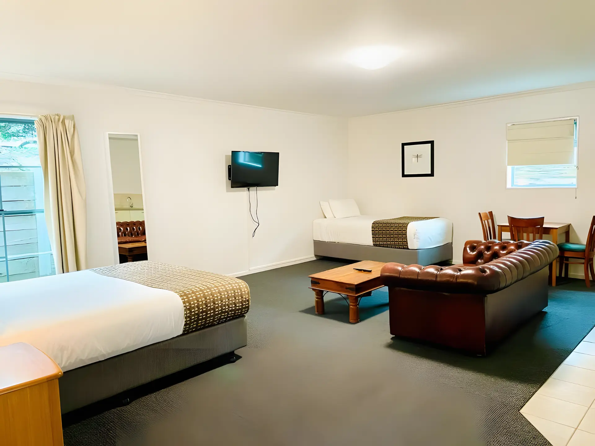 Triple Room With One Queen Bed And One Single Bed