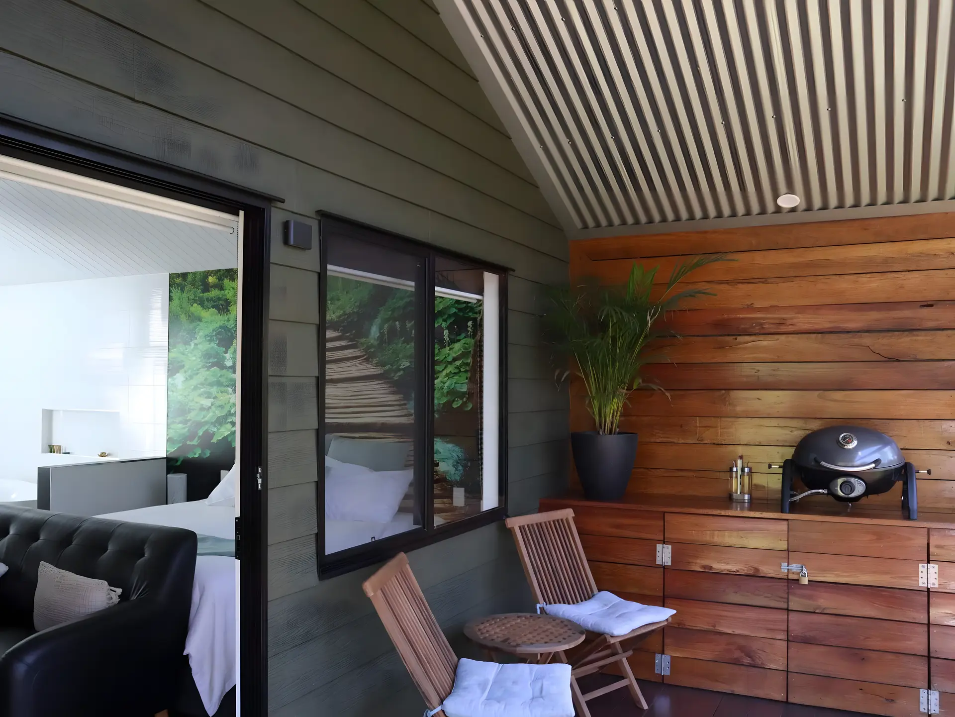 Evergreen cottage